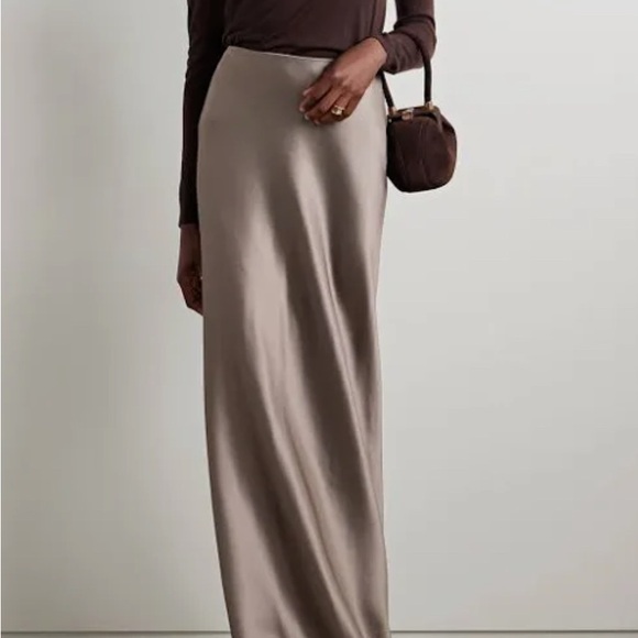 Ralph Lauren Dresses & Skirts - Ralph Lauren MASINA satin Maxi Skirt taupe 6